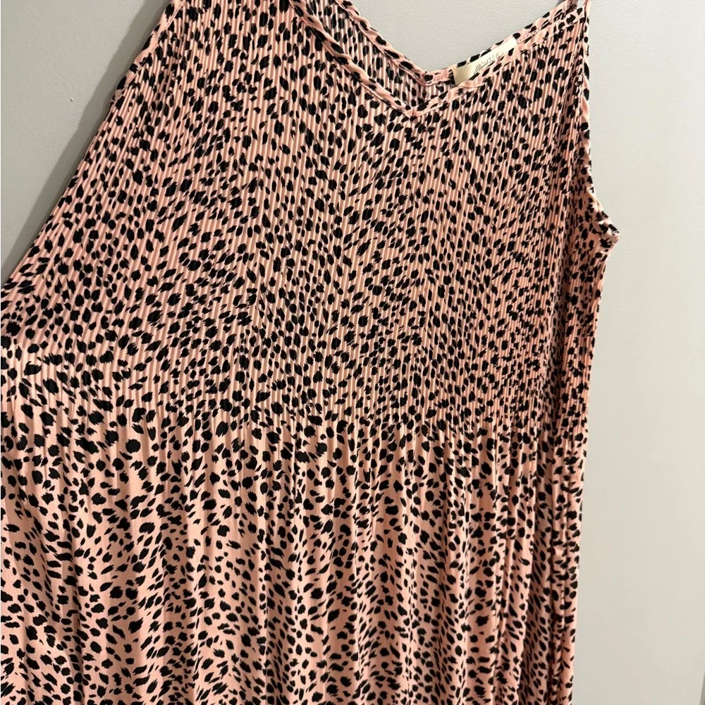 Leopard Print Pink Maxi Dress - Picture 4 of 7